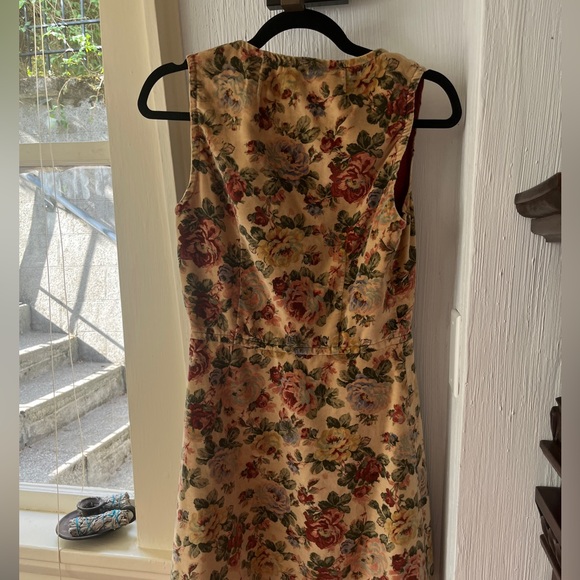 Beautiful Rare Vintage 60s Velvet Mini Vest Dress - Picture 2 of 6